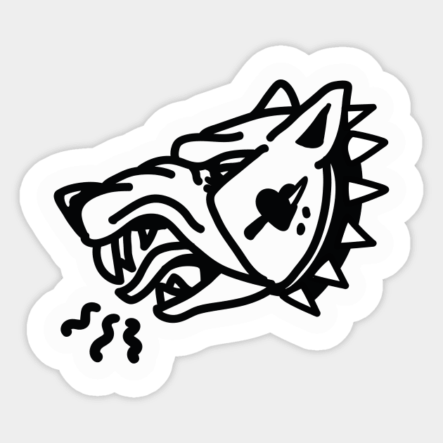 DogFace Sticker by moriresnacer